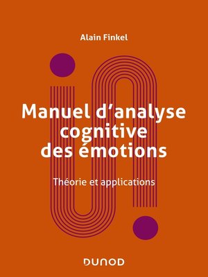 cover image of Manuel d'analyse cognitive des émotions
